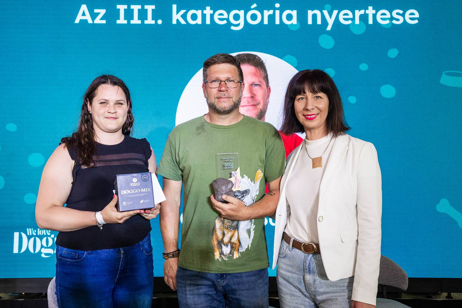 We love Dogz különdíj Molnár Eszter (Doggo) Csörgő Balázs (kutya