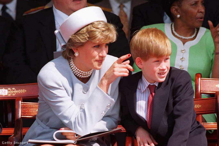 Diana hercegné és Harry herceg 1995. május 7-én