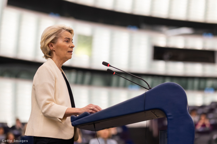Ursula von der Leyen 2025. május 7-én
