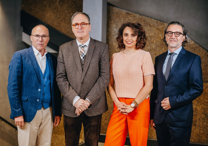 Porga Gyula, Káel Csaba, Seres Gerda és Csáky Attila