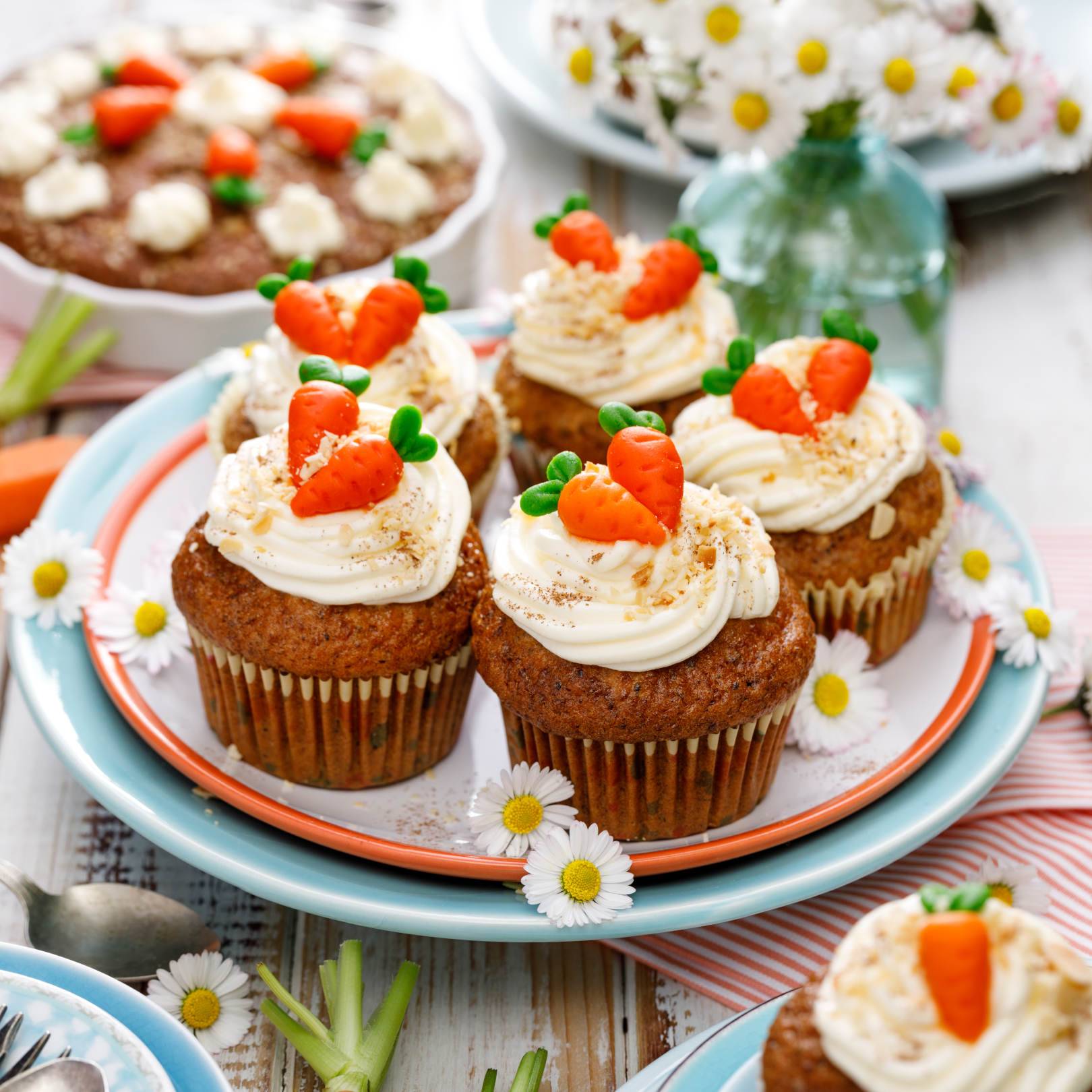 Répatorta muffinformában.