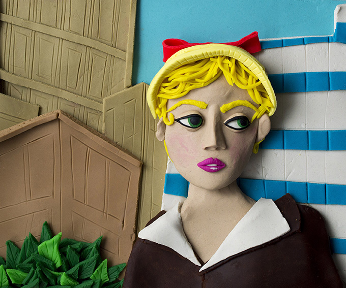 Eredeti fotográfia: Cindy Sherman: Cím nélküli filmkép #22, 1978