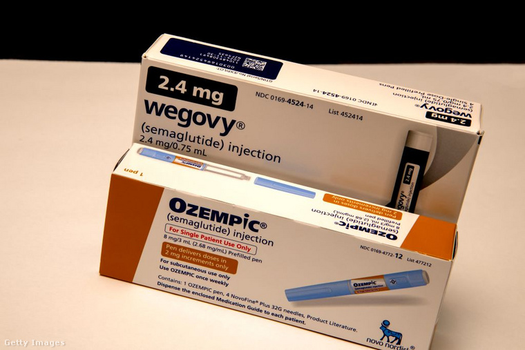 Ozempic és Wegovy egymás mellett. (Fotó: Getty Images)