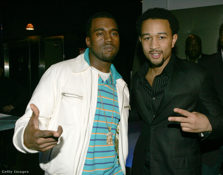 Kanye West és John Legend 2005. február 7-én