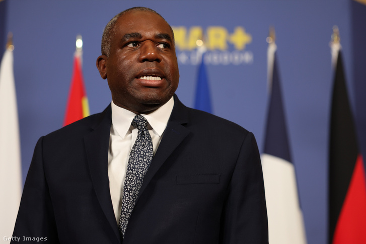 David Lammy, az Egyesült Királyság külügyminisztere 2025. május 12-én