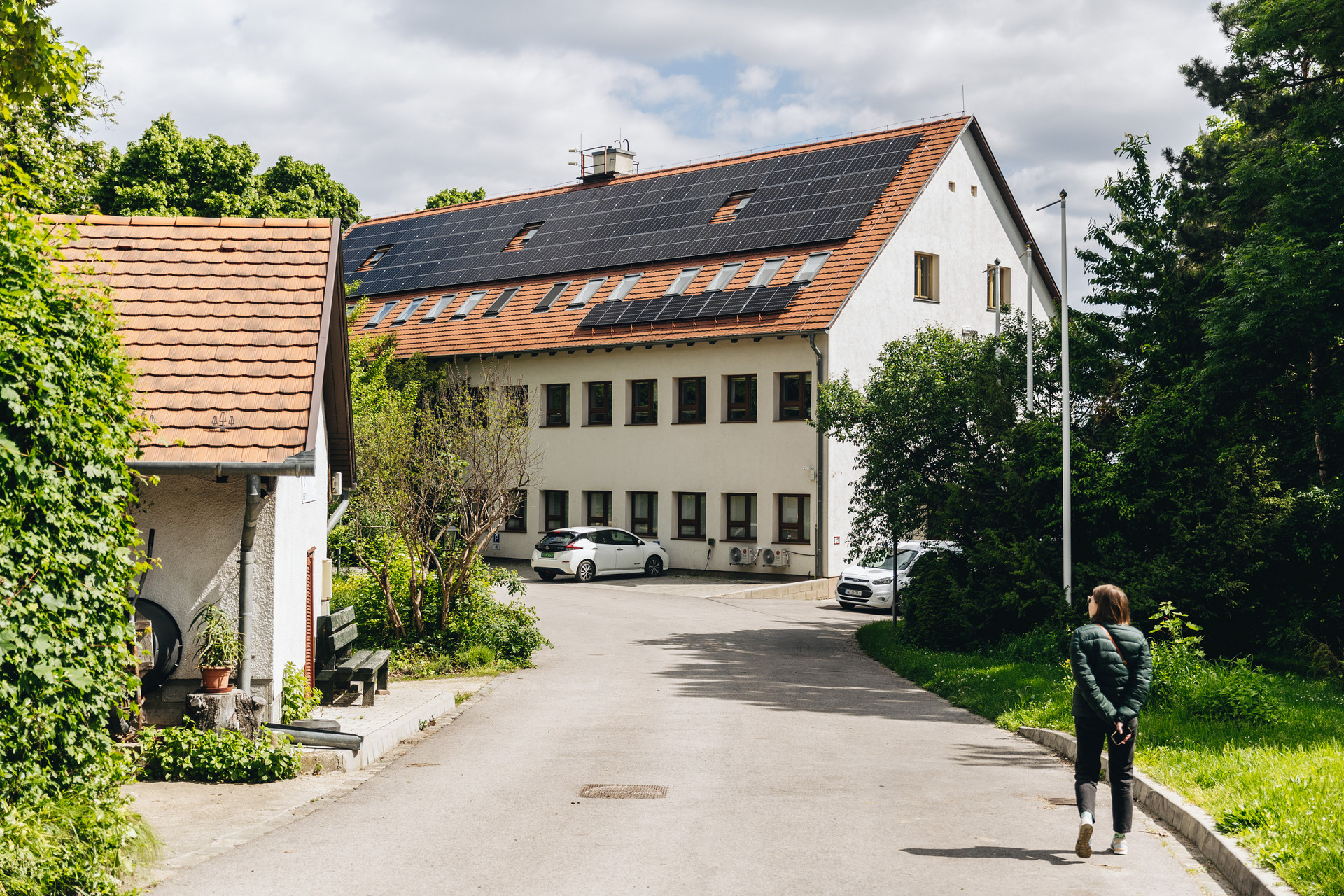 Jókai egykori villája helyén ma már a DINPI épülete áll
