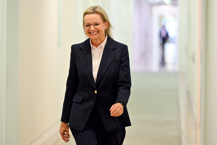 Sussan Ley Canberrában, Ausztráliában 2025. május 13-án