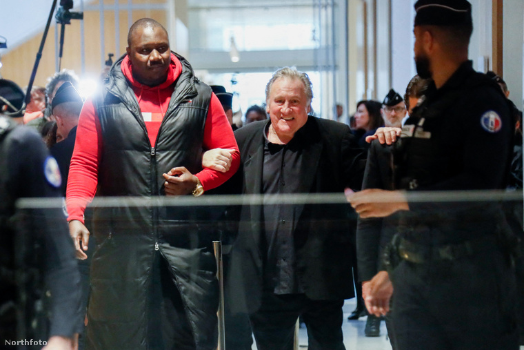 Gérard Depardieu a márciusi tárgyaláson. (Fotó: Northfoto)