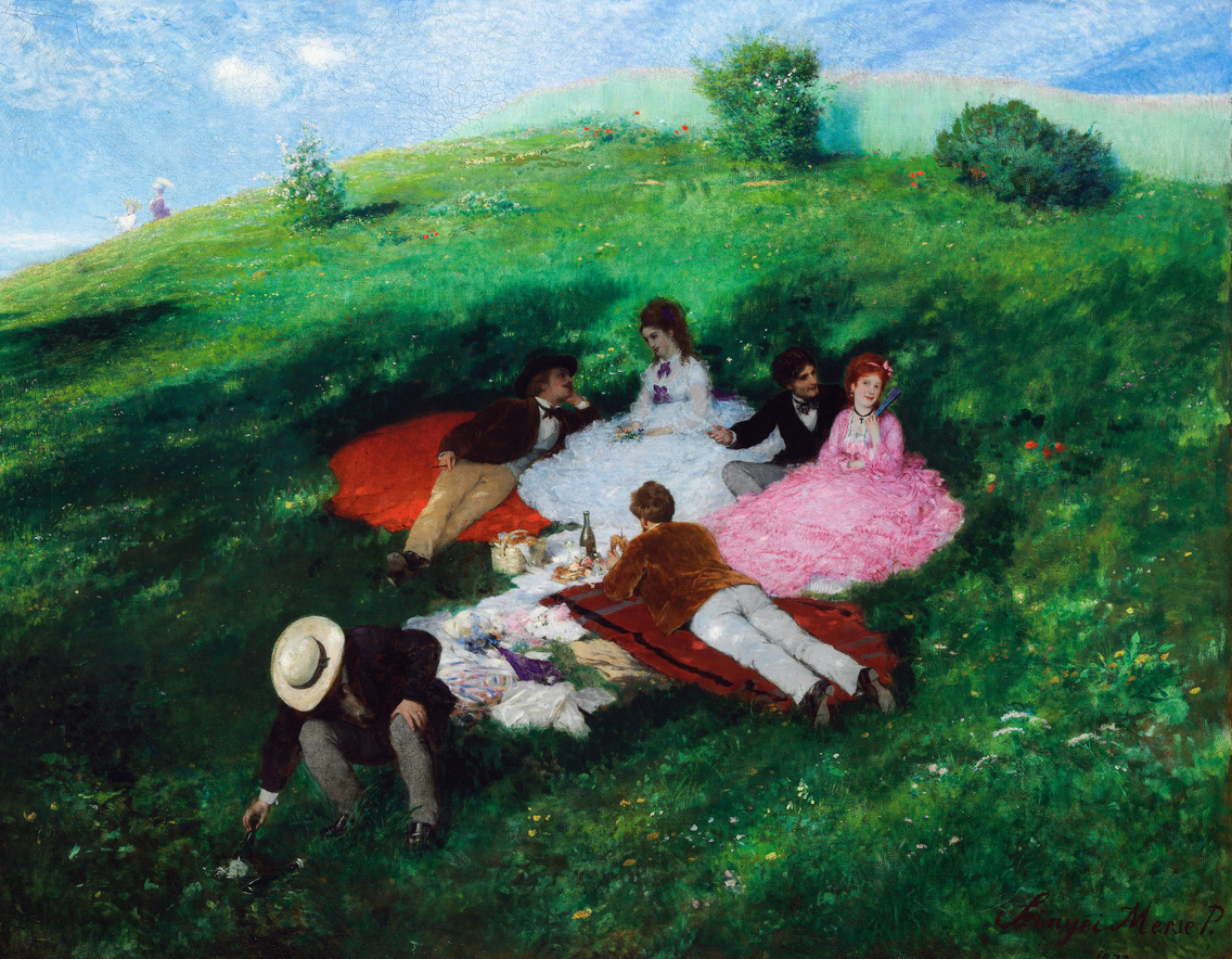 Szinyei Merse Pál: Majális, 1873, olaj, vászon, 128 × 163,5 cm