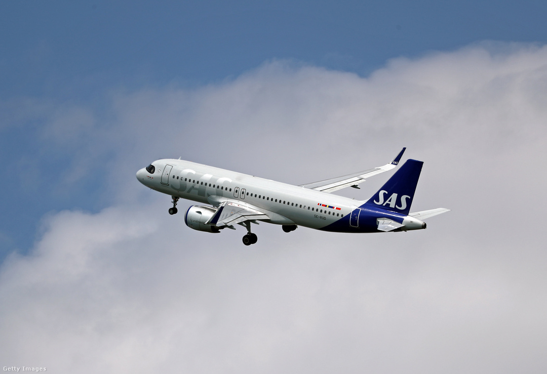 A Scandinavian Airlines egyik gépe 2022. április 29-én