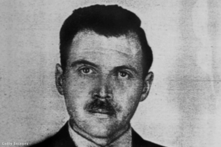 Josef Mengele német SS-tiszt. Egy rendőrségi fotós által 1956-ban Buenos Airesben készített fénykép Mengele argentin személyazonosító okmányához