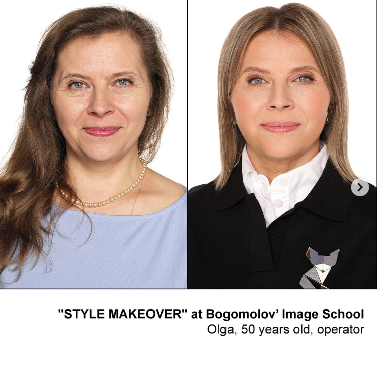 Az ötvenéves Olga új külsejének köszönhetően éveket letagadhat. Nagyon megváltozott a második képen.