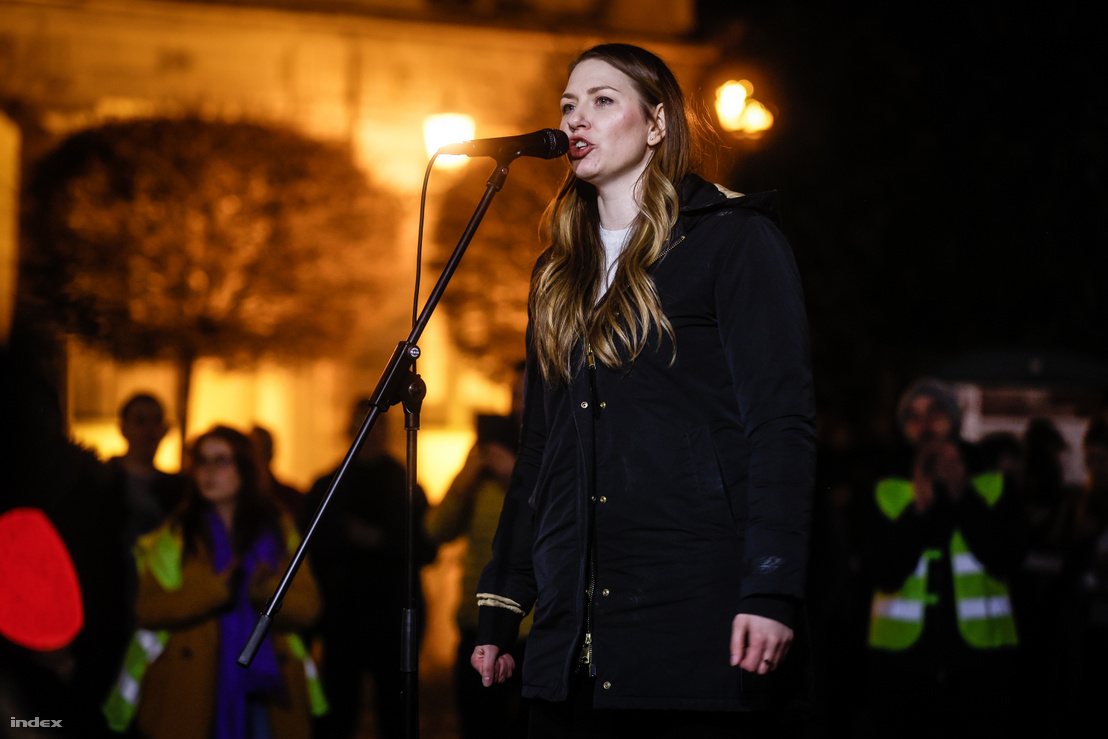 Donáth Anna 2024. február 10-én, Novák Katalin lemondásának napján