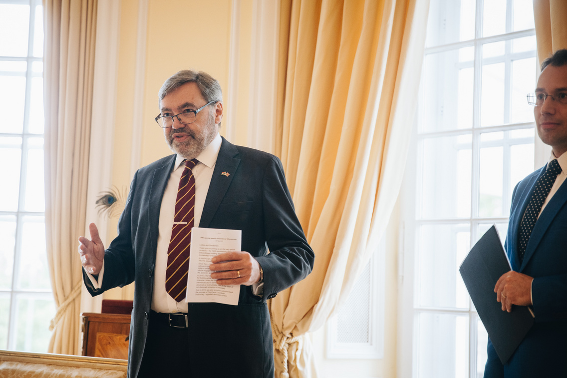 Őexc. Paul Fox, az Egyesült Királyság magyarországi nagykövete