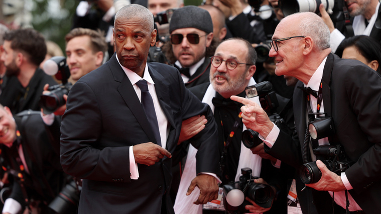 Denzel Washington kis híján összeverekedett egy fotóssal, miután Arany Pálmát kapott