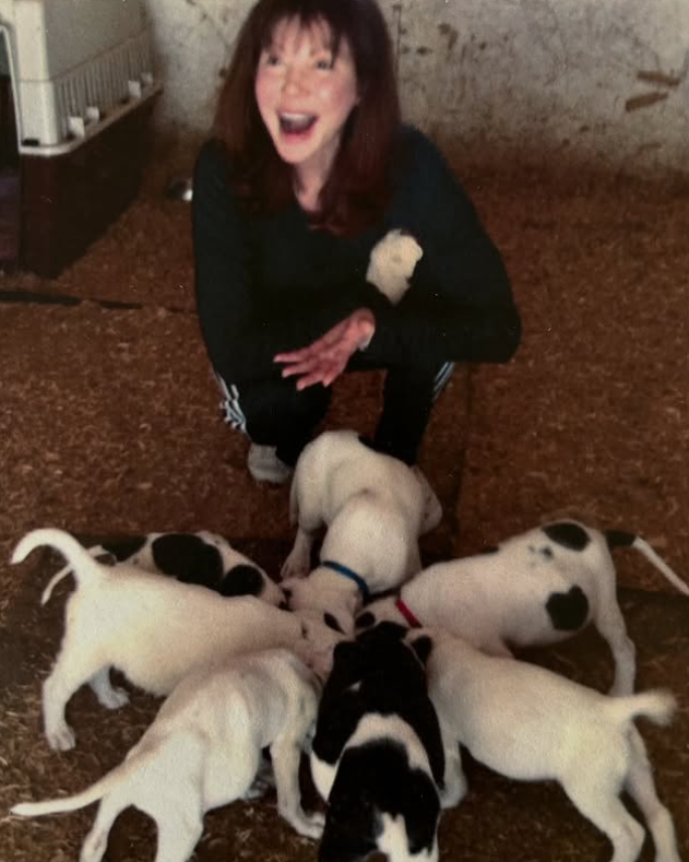 Victoria Principal már évek óta visszavonult a reflektorfénytől, és a hollywoodi csillogást egy természetközeli, csendesebb életformára cserélte. Az új fotón egy melegítőben térdel egy csapat kölyökkutya közé.