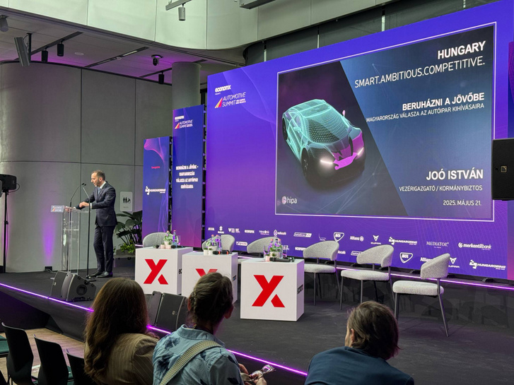 Joó István, a HIPA Nemzeti Befektetési Ügynökség vezérigazgatója az Automotive Summiton