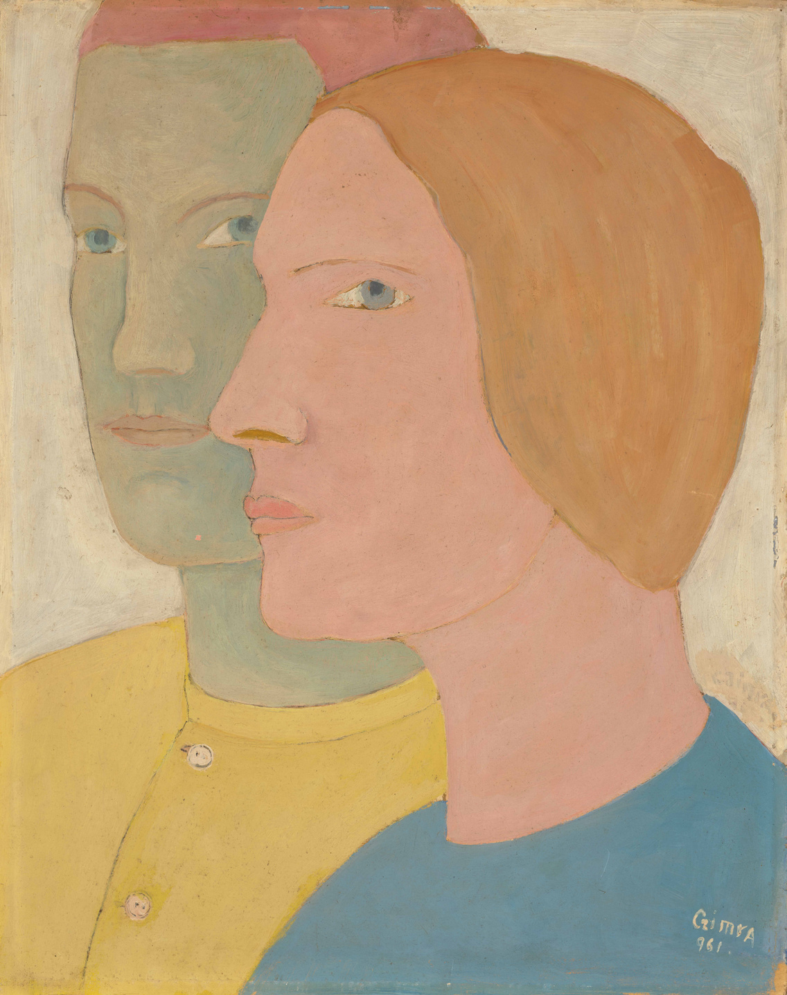 Czimra Gyula: Kettős portré (1961)