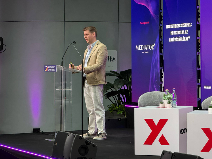 Négyesi Tamás, a Mediátor Group reklámügynökség vezetője az Automotive Summiton