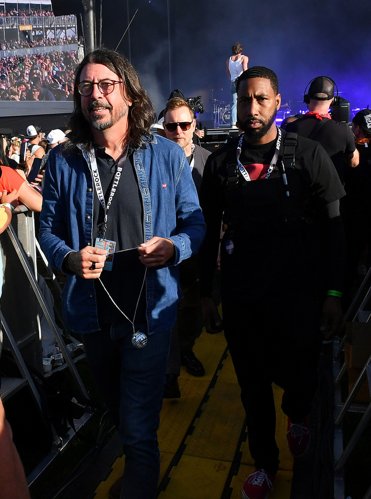 Dave Grohl, a Foo Fighters énekes-gitárosa részt vett a BottleRock Napa Valley zenei fesztivál második napján