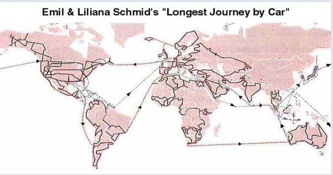 Egy svájci házaspár, Emile és Liliana Schmidt 1984 és 2019 között 743 ezer kilométert tett meg egy 1982-es Land Cruiser FJ60-nal