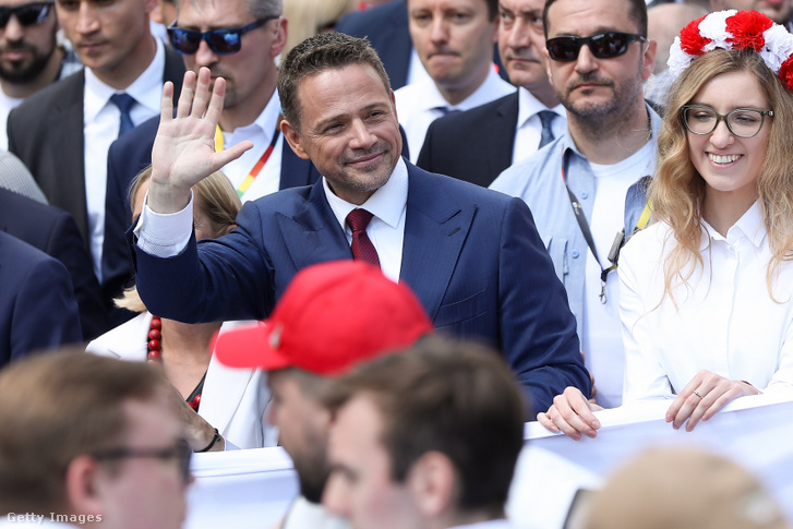 Rafal Trzaskowski Varsóban, Lengyelországban 2025. május 25-én
