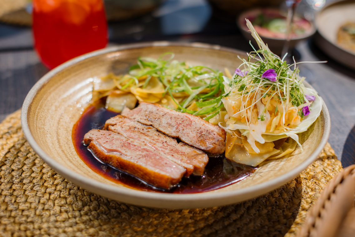 A rozé kacsa a vendégek egyik kedvence