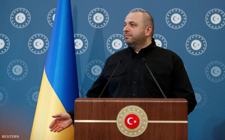 Rusztem Umerov ukrán védelmi miniszter Isztambulban, Törökországban 2025. június 2-án