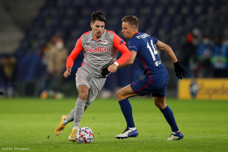 A Red Bull Salzburggal debütálhatott az európai klubfutball csúcsát jelentő Bajnokok Ligájában