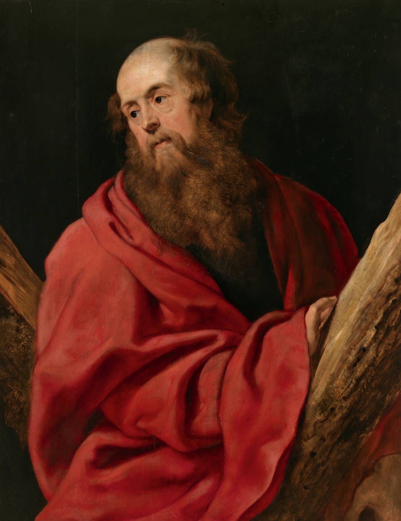 Szent András Rubens festményén.