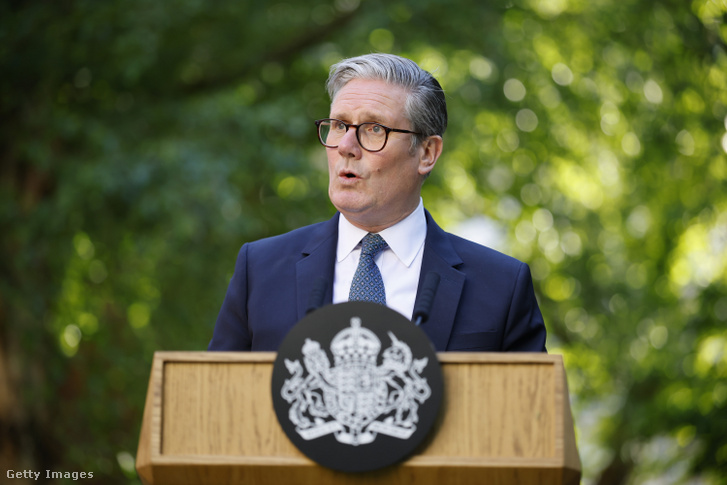 Keir Starmer brit miniszterelnök 2025. május 19-én