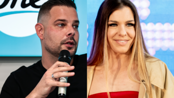 Kiss Ádám szívkórházba került, Dér Heni a férje hátán csüngött