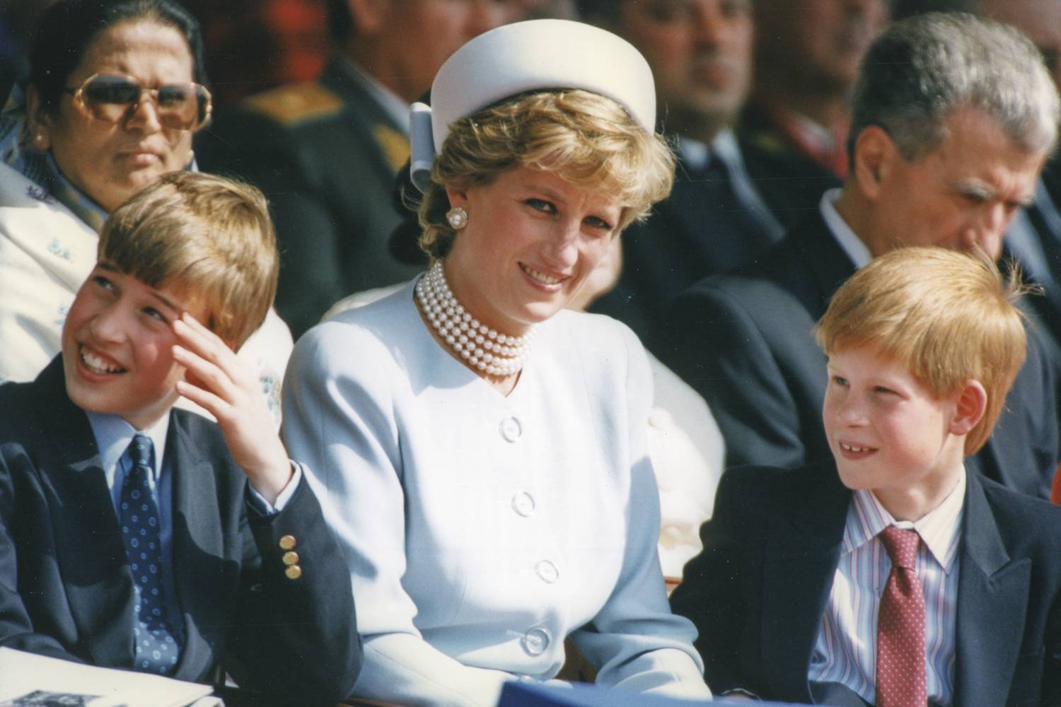 Vilmos herceg, Lady Diana és Harry herceg 1995-ben