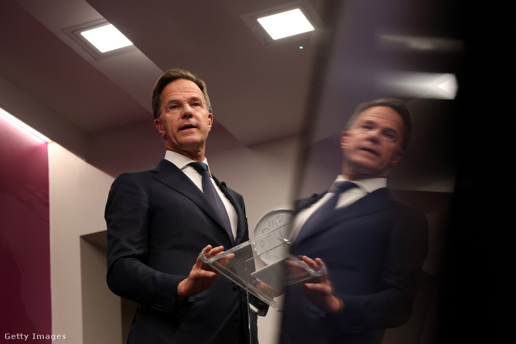 Mark Rutte NATO-főtitkár 2025. június 9-én Londonban, Angliában