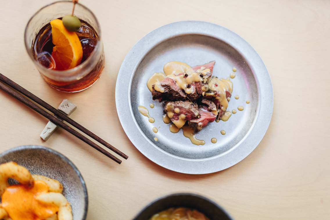 Suteki karashi – steak karashi misóval