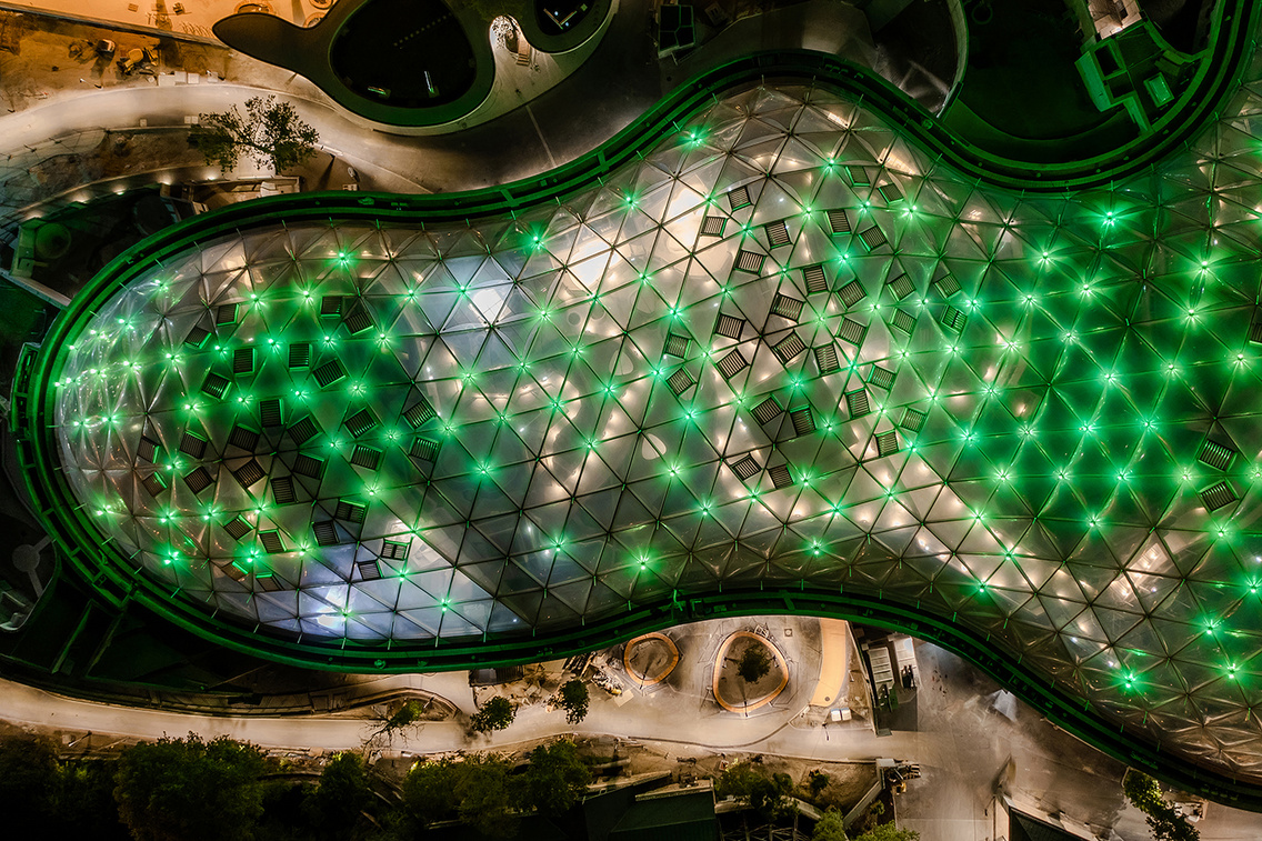 A Biodóm felülnézetből (2020)