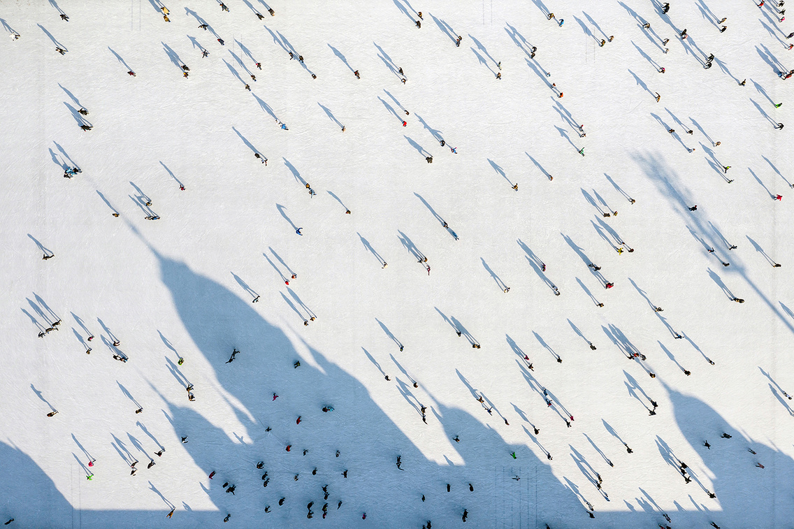 Korcsolyázók a Városligeti Műjégpályán (2018)