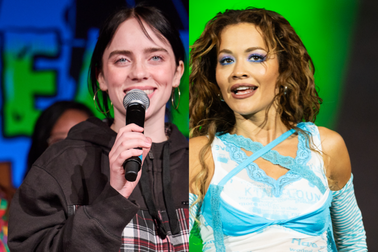Billie Eilish parfümöket tesztelt, Rita Ora rajongókkal szelfizett