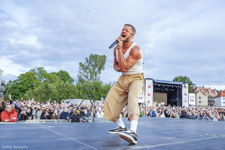 Dan Reynolds pár napja még Norvégiában énekelt (Fotó: Per Ole Hagen / Getty Images Hungary)