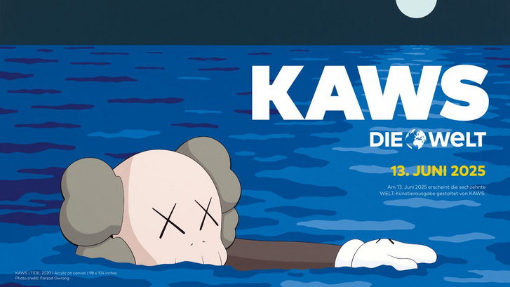 Ezúttal KAWS kapott lehetőséget a lap művészeti kiadásának megtervezésére