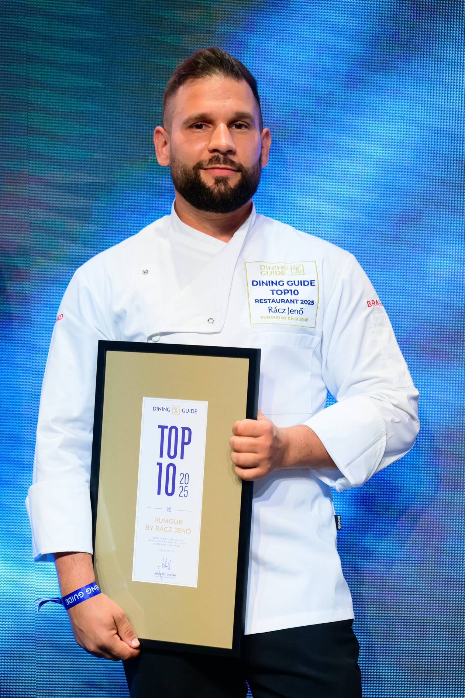 Rácz Jenő séf és Gerendai Károly közös vállalkozása, a Rumour by Rácz Jenő étterem felkerült a top 10-es listára.