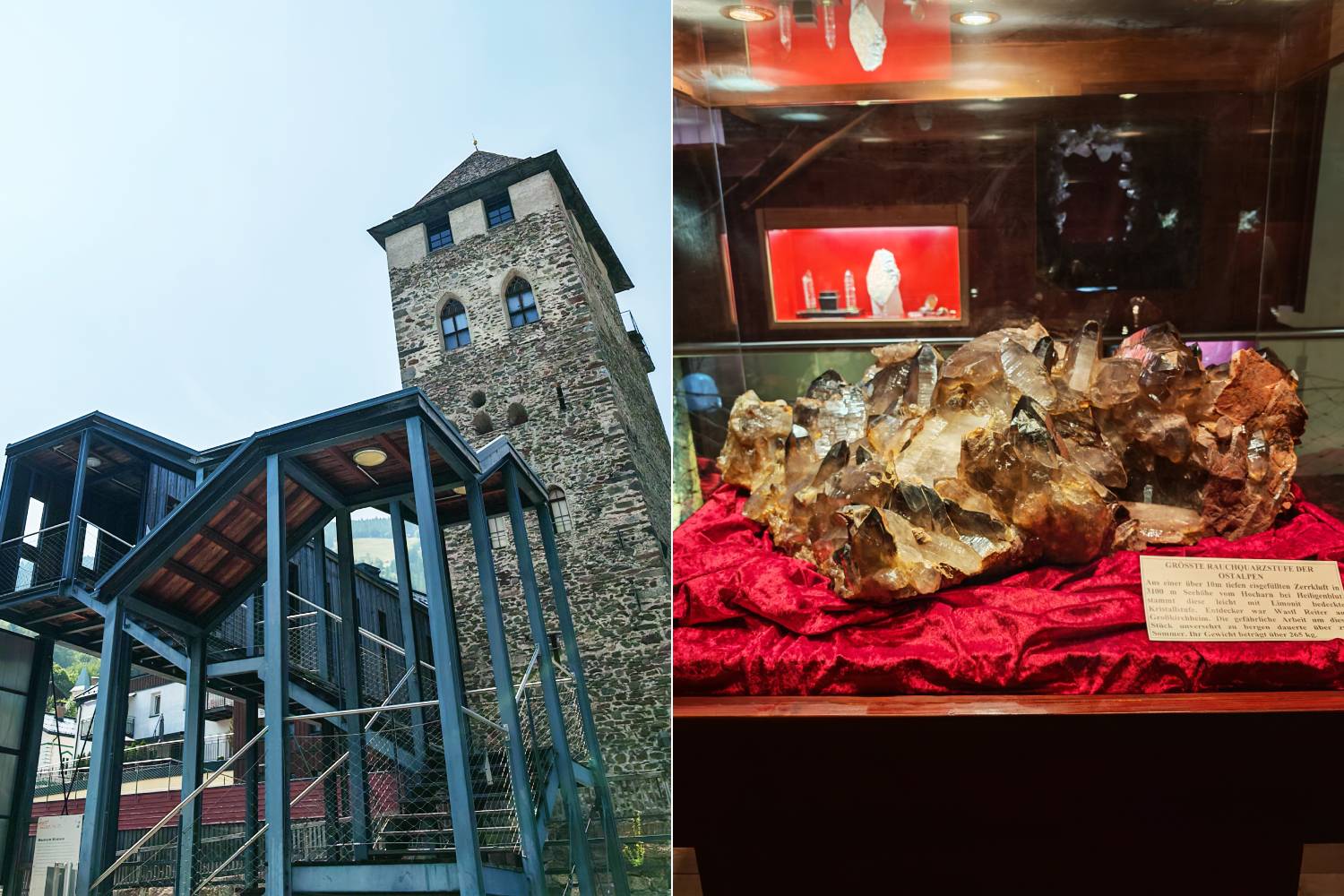 Winklern központjában található a Vámtorony, ahol egy kristálykiállítás tekinthető meg.