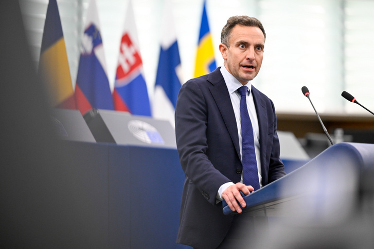 Tomas Tobé az Európai Parlament Magyarországról szóló vitáján 2025. június 18-án