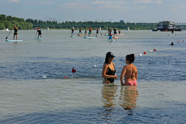 Június végén nyit az ingyenes budapesti Duna-strand