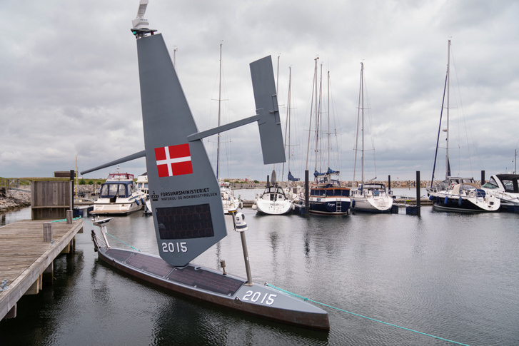 Egy Saildrone Koge-ben, Dániában 2025. június 16-án
