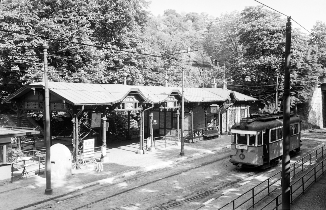 Zugliget, villamos-végállomás, 1967