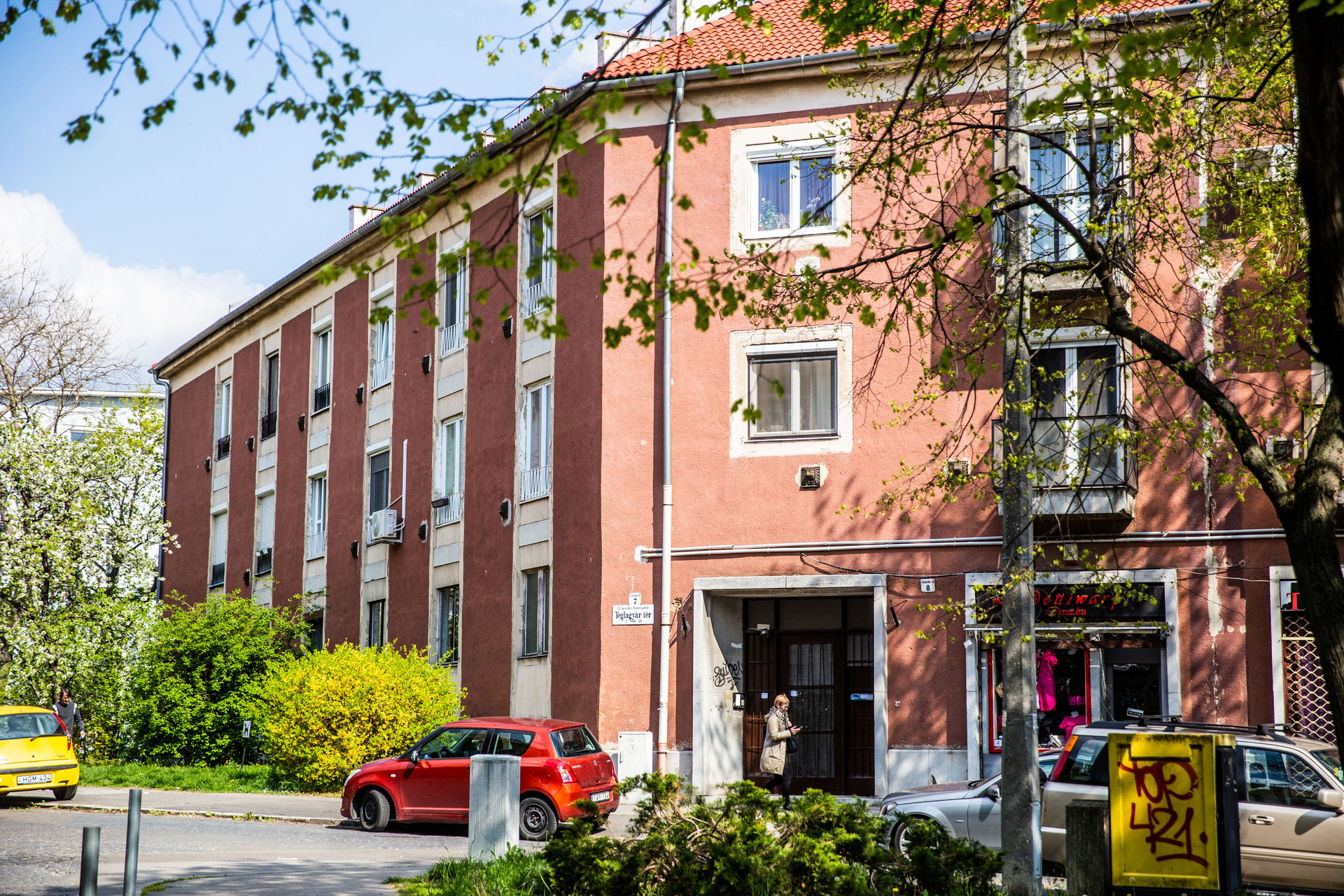 Az 50-es években épült szocreál telep egyik lakóháza