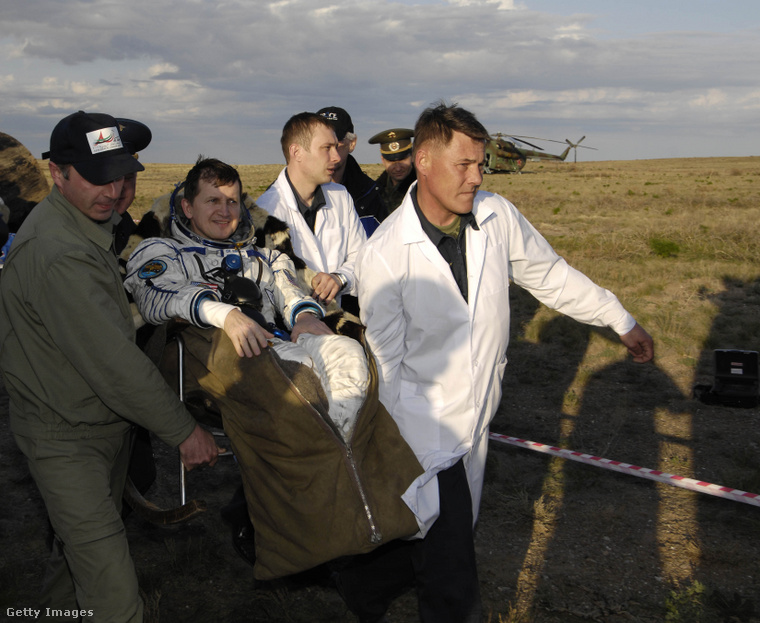 Charles Simonyi az űrutazását követően (Fotó: Bill Ingalls/NASA / Getty Images Hungary)