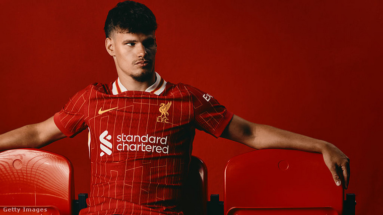 Kerkez bombaformában zárta az idényt: a Bournemouth színeiben 41 mérkőzésen játszott, 2 gólt és 6 gólpasszt jegyzett. (Fotó: Liverpool FC / Getty Images Hungary)