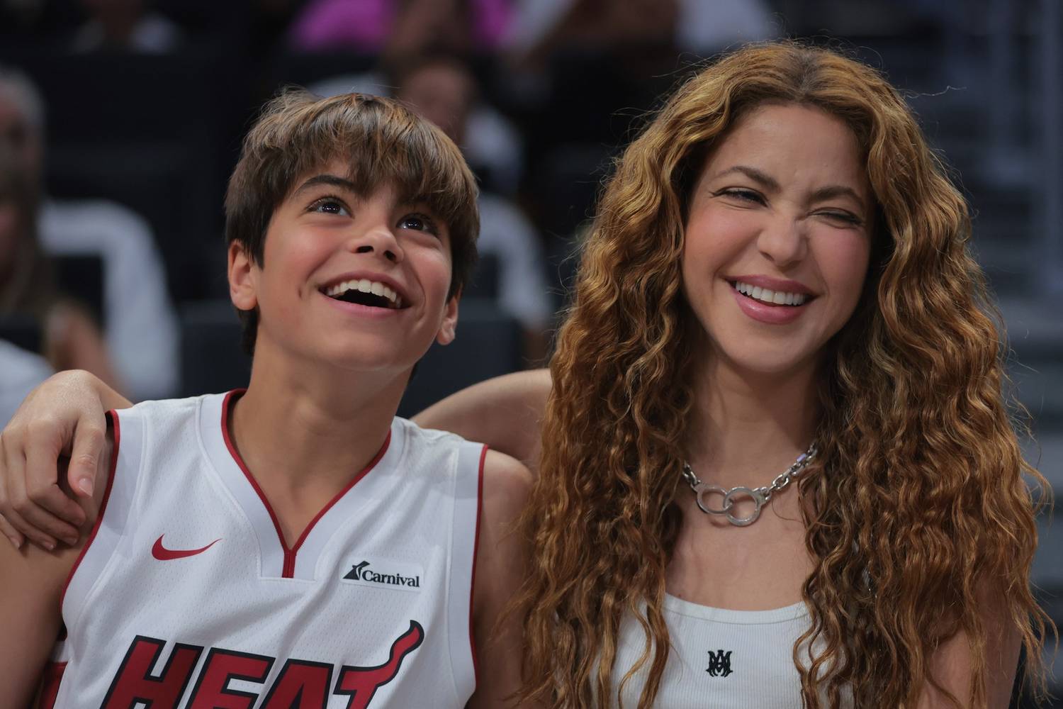 Shakira nagyobbik fiával, Milannal.